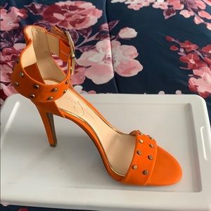 Jessica Simpson orange sandals